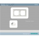 4302 Siemens Delta Line - rama dubla (intrerupator si/sau priza)